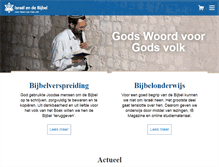 Tablet Screenshot of israelendebijbel.nl